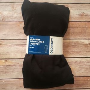[Old Navy] NWT Black Fleece Lined Leggings